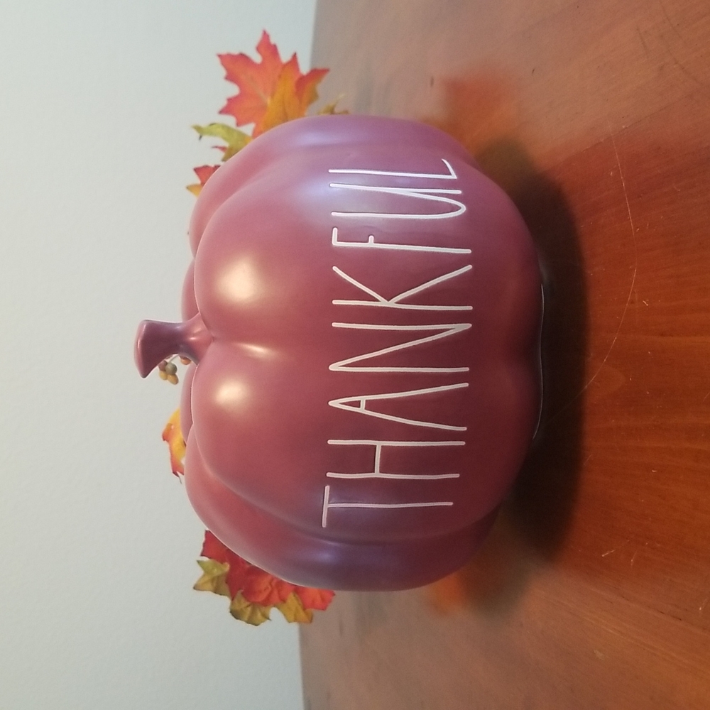 Rae Dunn thankful pumpkin
